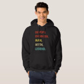 Devops Engineer Man Myth Legend  1 Hoodie (Voorkant volledig)