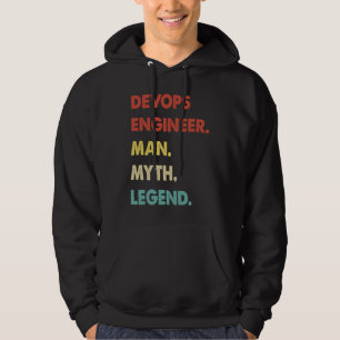 Devops Engineer Man Mythe Legende 1 Hoodie