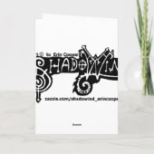 Dévotion Équine~ cartes de vœux de chevaux au couc (Dos)