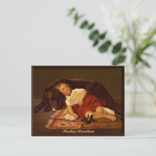 Dévotion infatigable - Carte postale (Debout devant)