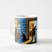 Devotion Mug Dois-je rester ou dois-je partir (Devant gauche)