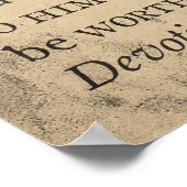 "Devotion" stijl Doberman Poster (Hoek)