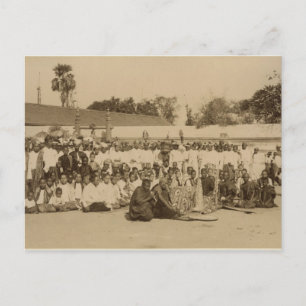 Devotions at the Arakan Pagoda, Mandalay, Briefkaart