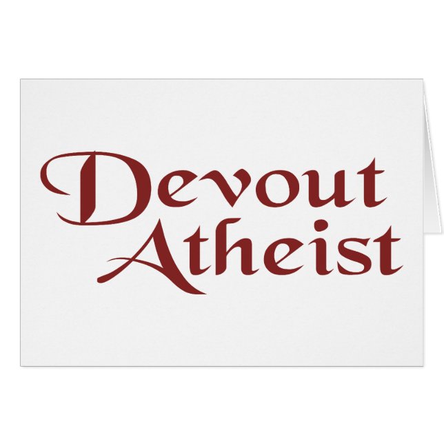 Devout Atheist (Devant horizontal)