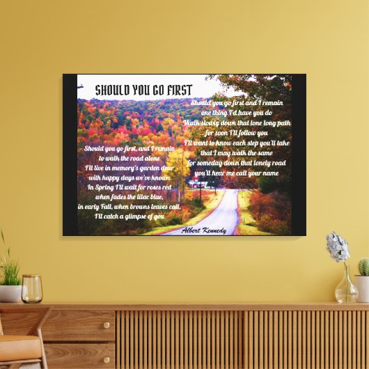 DEVRIEZ-VOUS ALLER PREMIER POEM toile (Insitu(Salon))