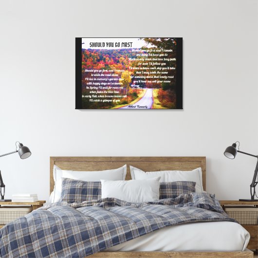 DEVRIEZ-VOUS ALLER PREMIER POEM toile (Insitu(Chambre))