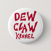Dew Claw Kennel Ruby Red Button (Voorkant)