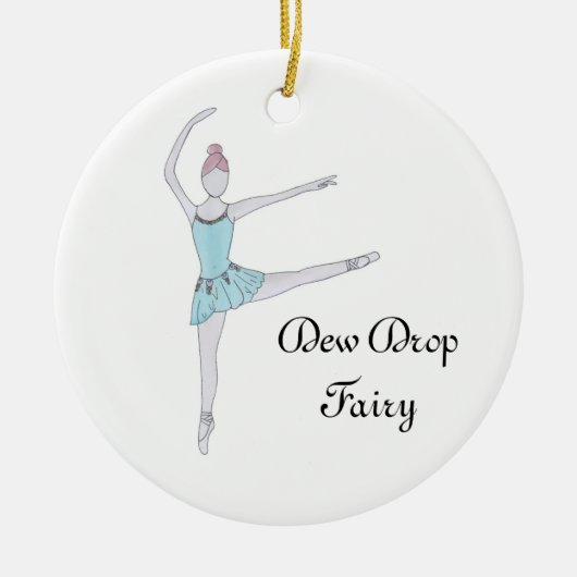 Dew Drop Fairy keepsake Notenkraker ornament (Voorkant)