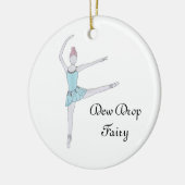 Dew Drop Fairy keepsake Notenkraker ornament (Links)
