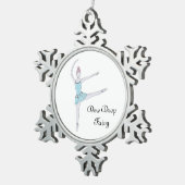 Dew Drop Fairy Keepslag Nutkraker Tin Sneeuwvlok Ornament (Rechts)