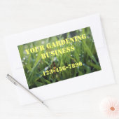 Dew Drop Grass Gardening Stickers d'affaires (Enveloppe)