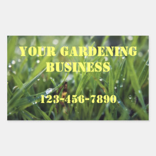 Dew Drop Grass Tuinieren Zakelijke Stickers