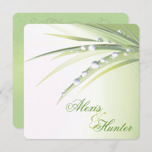 Dew Drop Wedding Kaart