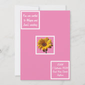 Dew Drops Daisy Wedding Kaart (Voorkant)