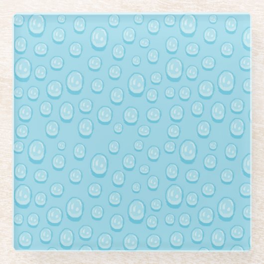 Dew drops glazen onderzetter (Voorkant)
