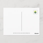 Dew Drops on Green Grass Peaceful, Calming. Nature Briefkaart (Achterkant)