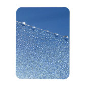 Dew Drops on Spider Web Against Blue Sky Magneet (Verticaal)