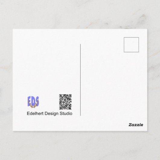 Dew Drops Spider Web HELLO Carte postale (Dos)