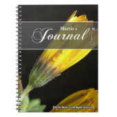 Dew sur un journal de marguerite jaune (Devant)