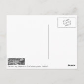 Dew sur une carte postale Feuille verte (Dos)