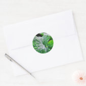 Dew Water druppels Ronde Sticker (Envelop)