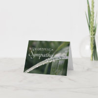 Dewdrop Foto Verse Kaart