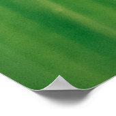 Dewdrop op groen bladhoudend plant poster (Hoek)