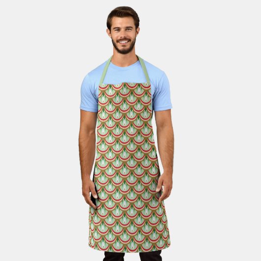 Dewdrop Scales Large Apron Schort (Gedragen)