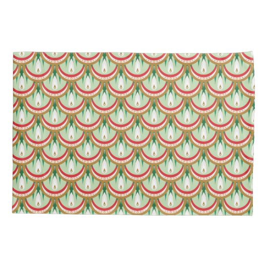 Dewdrop Scales Pillowcases (2 grootten) Kussensloop (Achterkant-Links)