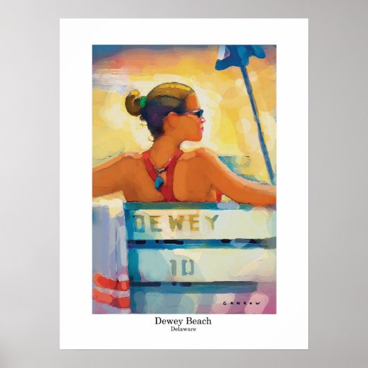 Dewey Beach Delaware Poster (Voorkant)