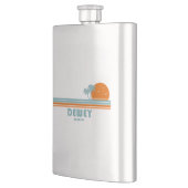 Dewey Beach Delaware Sun Palm Trees Flacon (Links)