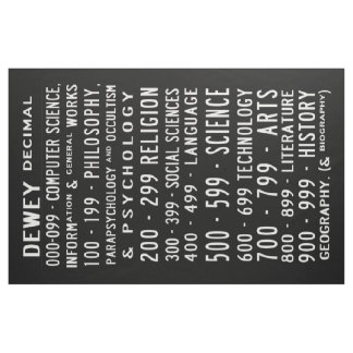 Dewey Decimal Busroll - Fat Quarter Stof