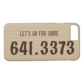 Dewey Decimal Coffee iPhone case (Achterkant (Horizontaal))