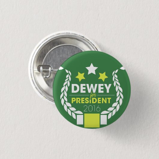 Dewey for President Button (Voorkant /achterkant)