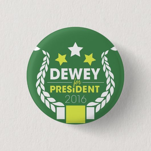 Dewey for President Button (Voorkant)