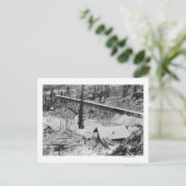 Dewey Gold Mine op Thunder Mountain, Idaho Briefkaart (Staand voorkant)