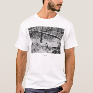 Dewey Gold Mine op Thunder Mountain, Idaho T-shirt
