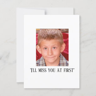 Dewey Malcom in het midden Briefkaart