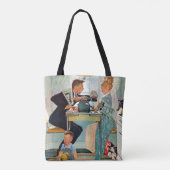 Dewey tegen Truman Tote Bag (Achterkant)