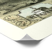 DeWitt, IA Panorama Map - 1868 Poster (Hoek)