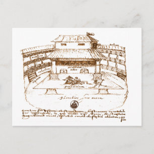 DeWitt's Zwanentheaterketch Briefkaart