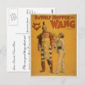 DeWolf Hopper in het  theater Wang Briefkaart (Voorkant / Achterkant)