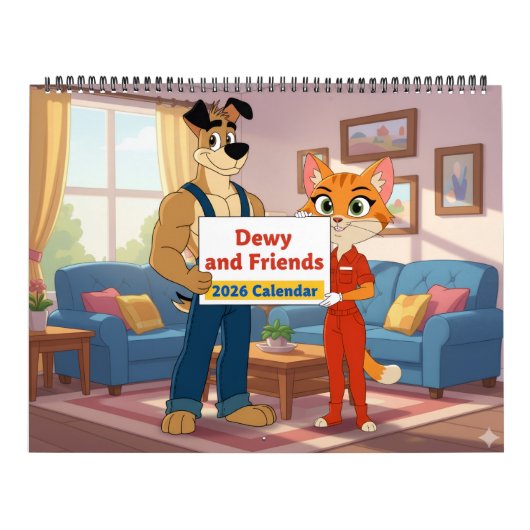 Dewy and Friends 2026 Calendar Kalender (Hoes)