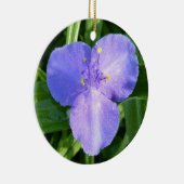 Dewy Trillium Spring Wildflower Keramisch Ornament (Rechts)