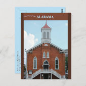 Dexter Avenue Baptist Church Montgomery Alabama Briefkaart (Voorkant / Achterkant)