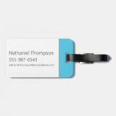 Dexter "Boy Genius" Bagagelabel (Achterkant horizontaal)