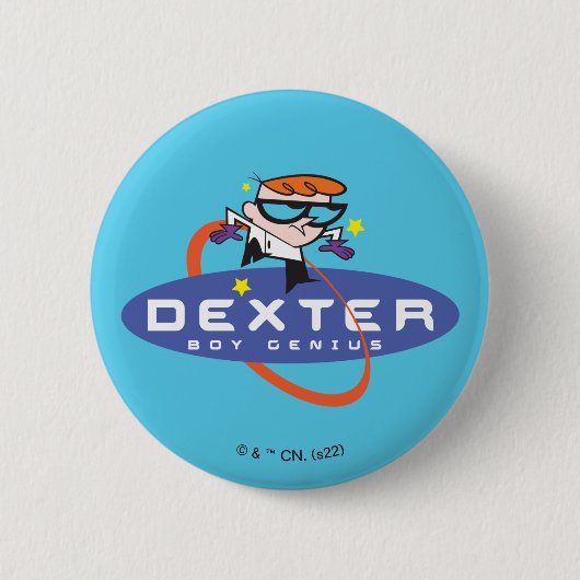 Dexter "Boy Genius" Ronde Button 5,7 Cm (Voorkant)