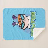 Dexter Character Name Graphic Sherpa Deken (Voorkant (horizontaal))