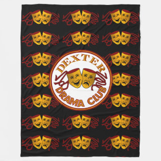 Dexter Drama Large Fleece Black met tragische mask Deken