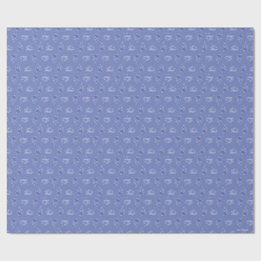 Dexter en Mandark Atomic Pattern Cadeaupapier (Vlak)